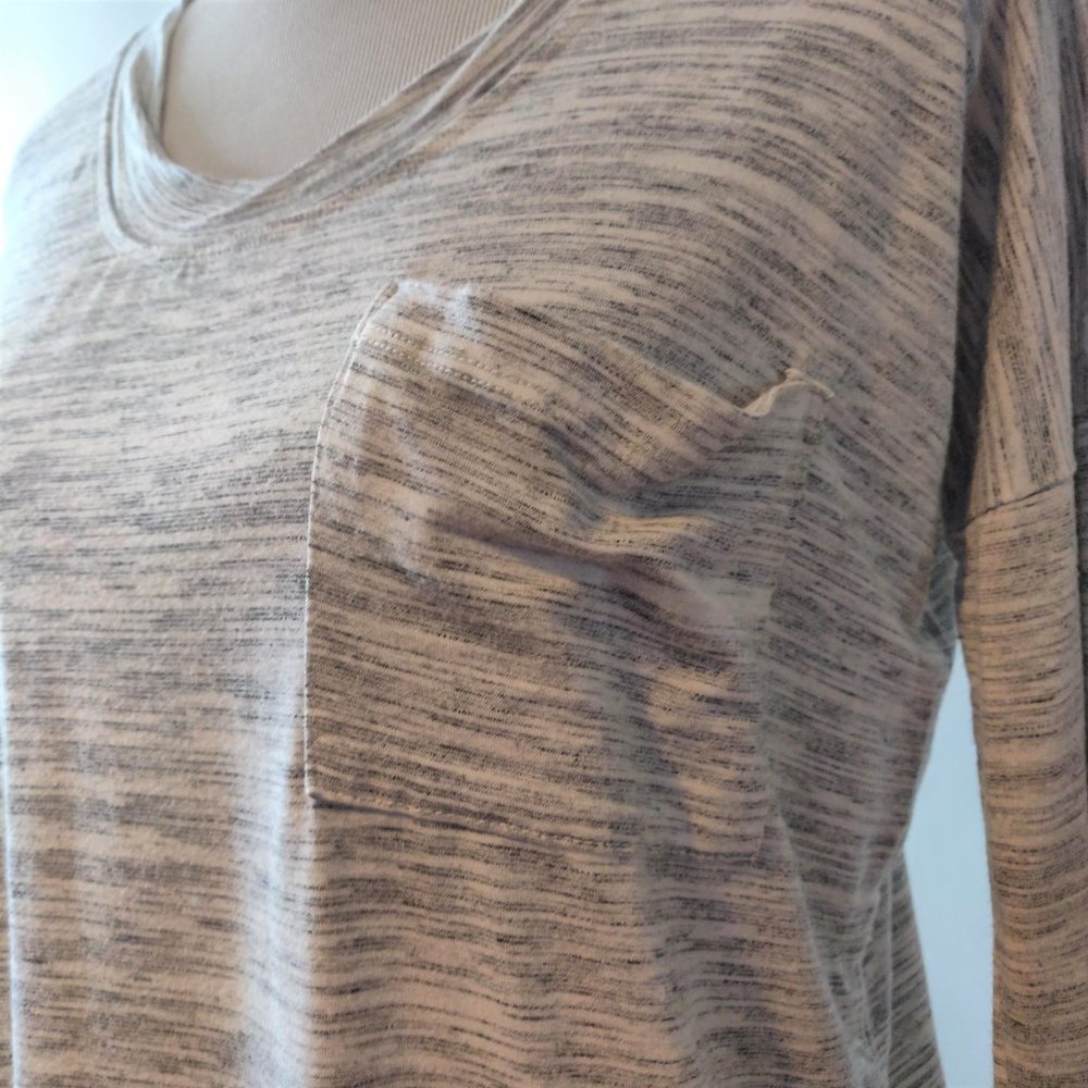 Maison Du Soir Womens Heathered Gray Edith Long S… - image 5